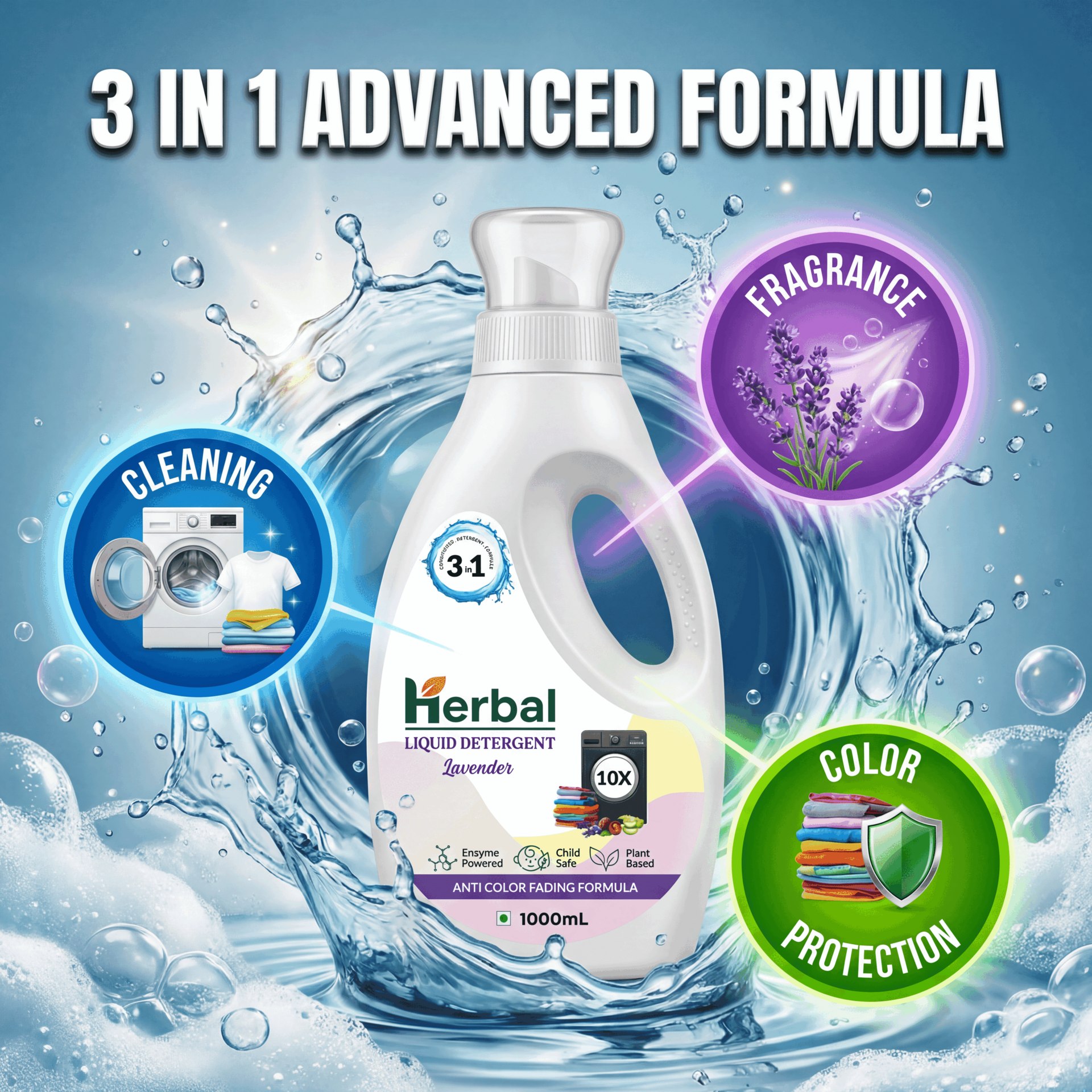 Plant-Based Liquid Detergent