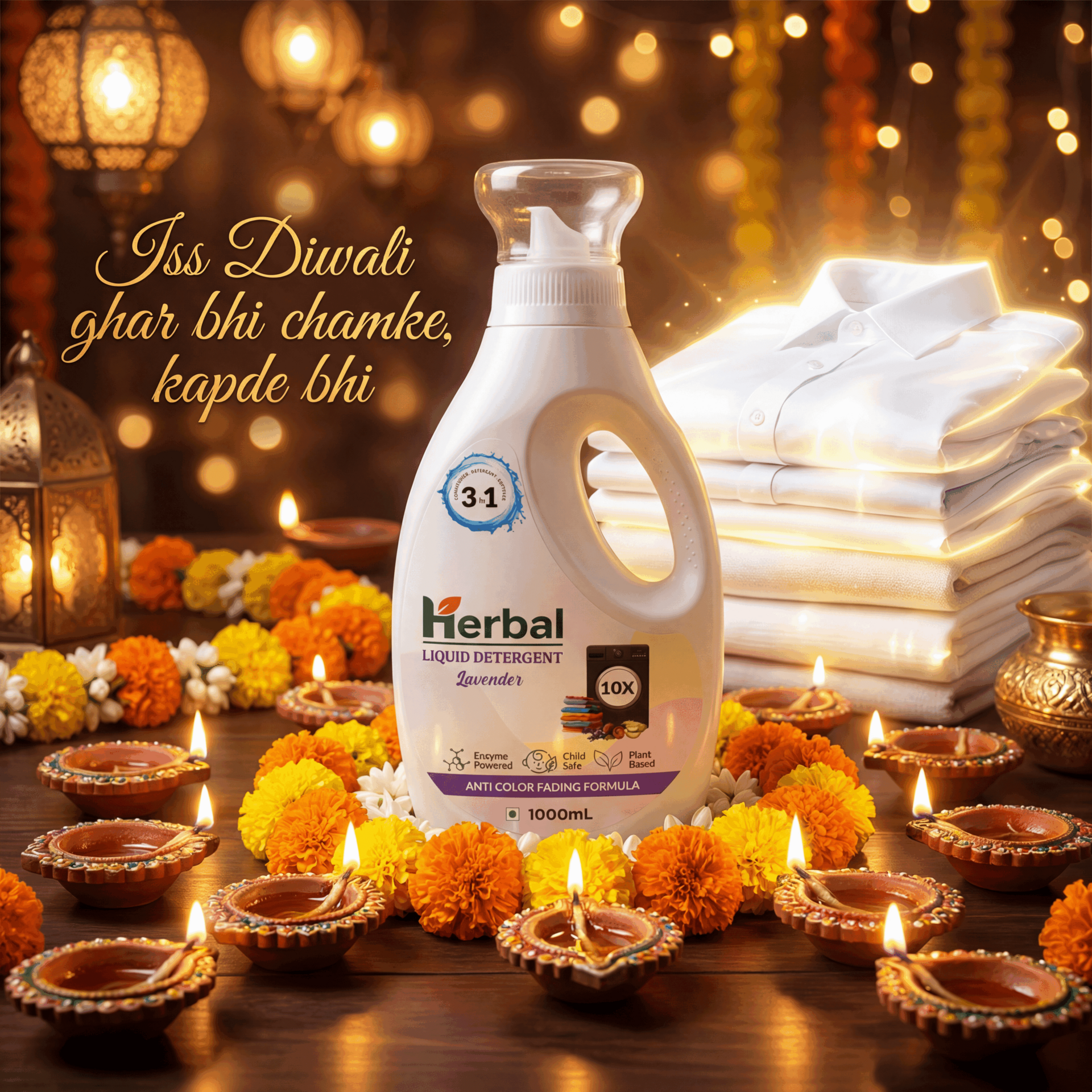 Plant-Based Liquid Detergent