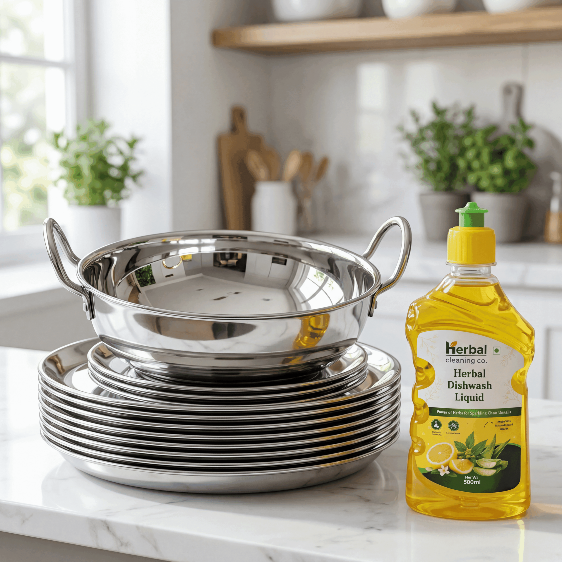 Plant-Based Liquid Dishwash