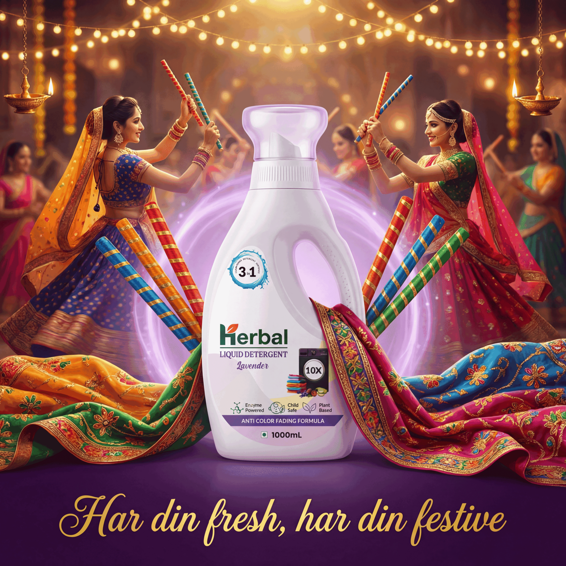 Plant-Based Liquid Detergent