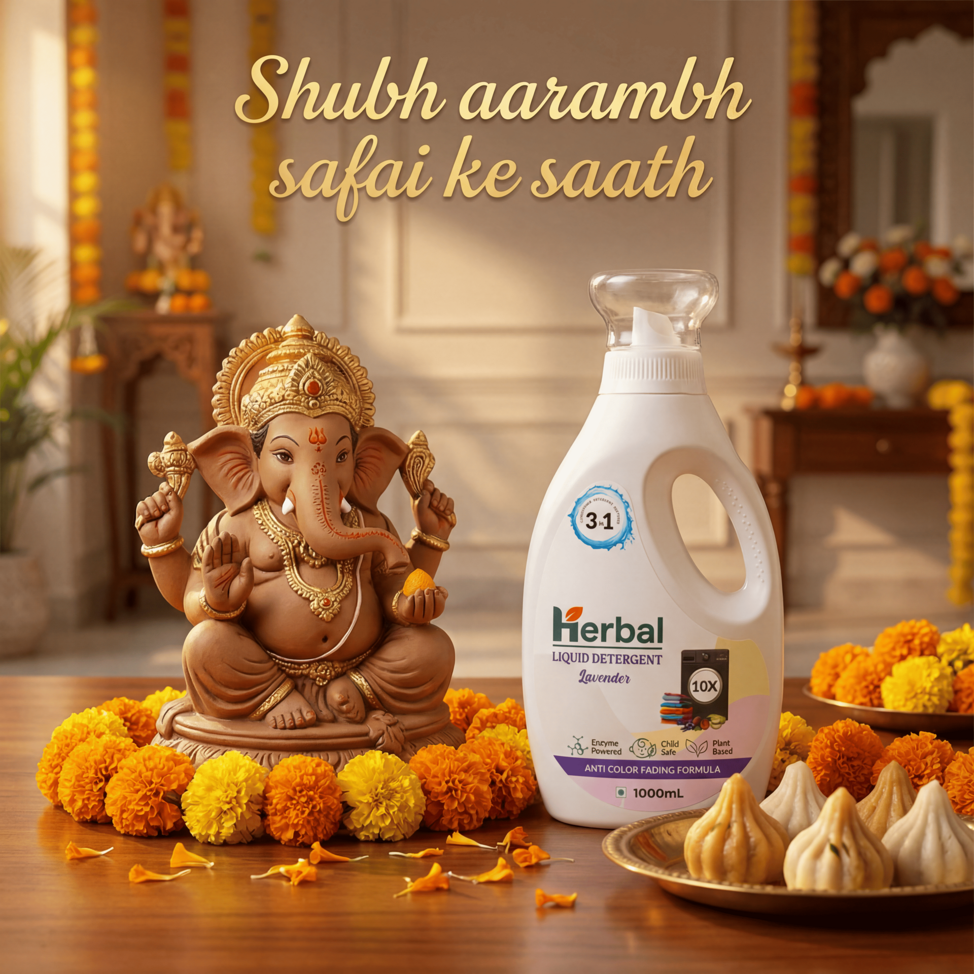 Plant-Based Liquid Detergent